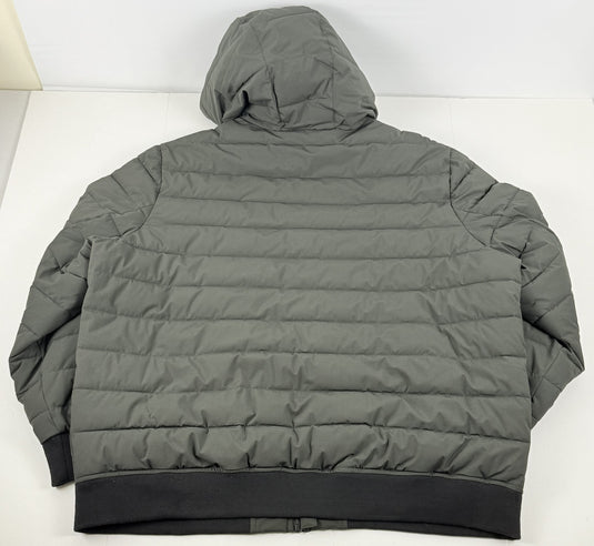 Translation missing: en.DKNY Men s Water Resistant Performance Zip Front Hooded Jacket Dark Green-2XL