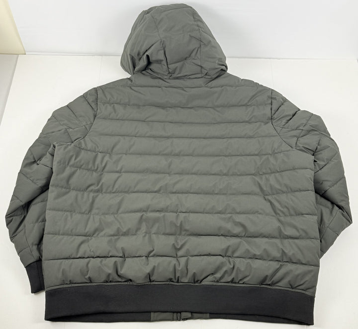 Translation missing: en.DKNY Men s Water Resistant Performance Zip Front Hooded Jacket Dark Green-2XL