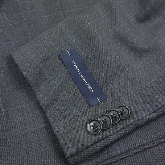 Translation missing: en.Tommy Hilfiger Adams Men's Modern-Fit THFlex Perf. Wool Blend Suit Coat Grey-40L