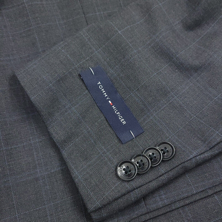 Translation missing: en.Tommy Hilfiger Adams Men's Modern-Fit THFlex Perf. Wool Blend Suit Coat Grey-40L