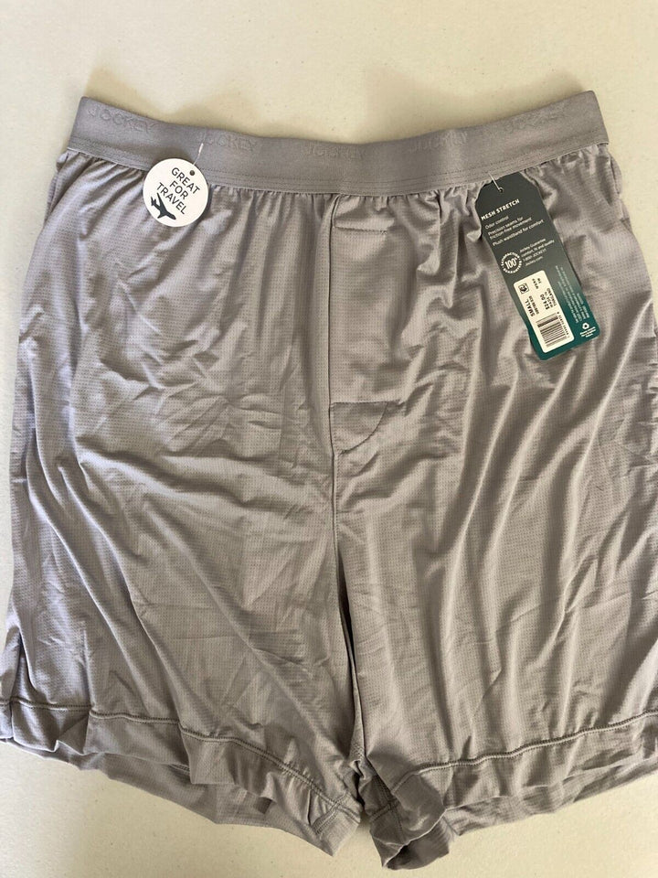 Translation missing: en.Brand Name Men's Travel Quick-Dry 4.5" Boxers in Grey-Small
