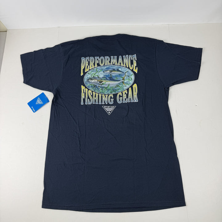 Translation missing: en.Columbia Men's Yellowtail Graphic T-Shirt All Cotton Columbia Navy-XL
