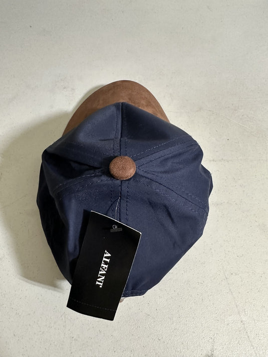 Translation missing: en.Alfani Mens Colorblock Baseball Hat Navy/Brown-OS