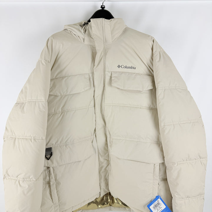 Translation missing: en.Columbia Mens Landroamer Hooded Puffer Parka Jacket Omni Heat Dark Stone-Size XL