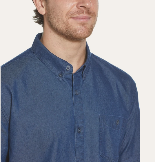 Translation missing: en.Weatherproof Vintage Men's Denim Shirt in Denim-Size Small