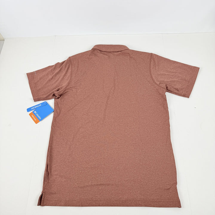 Translation missing: en.Columbia Men's Carter Short Sleeve Performance Crest Polo -Spice-Size Small