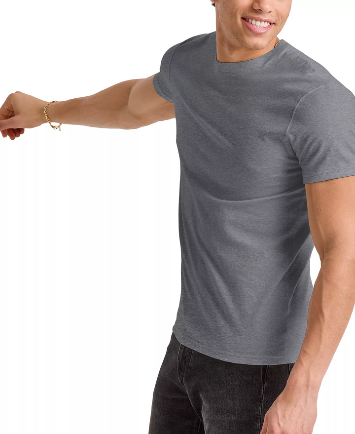 Translation missing: en.Hanes Originals Men's Tri-Blend Short Sleeve T-shirt Slate Tri-blend Gray-XL