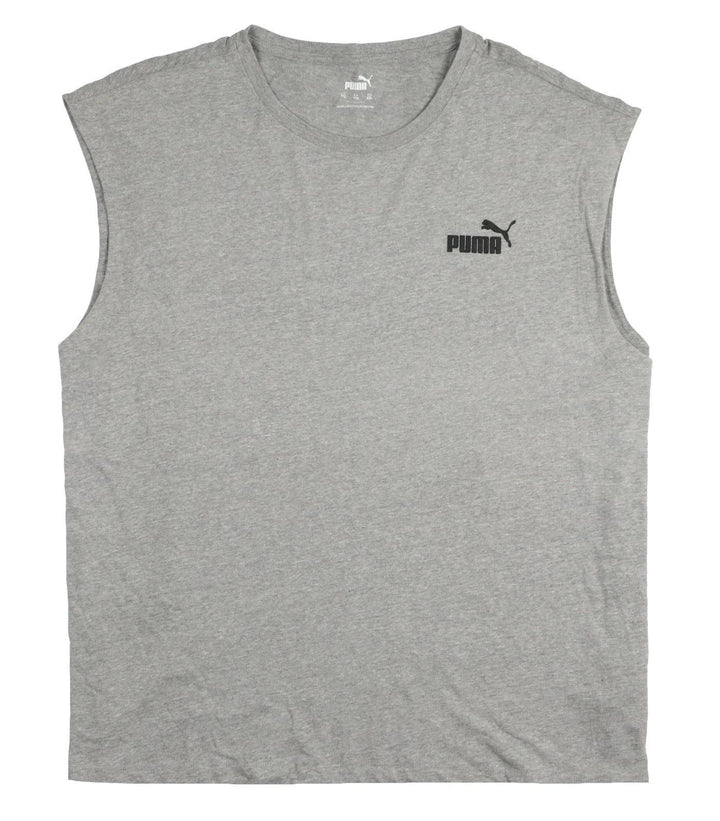 Translation missing: en.PUMA Essentials Sleeveless Tee Medium Gray Heather Size Small Cotton Blend
