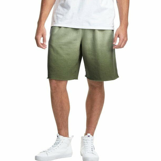 Translation missing: en.Champion Men's Athletics Powerblend Fleece Ombre Shorts 10" Inseam in Army-Small