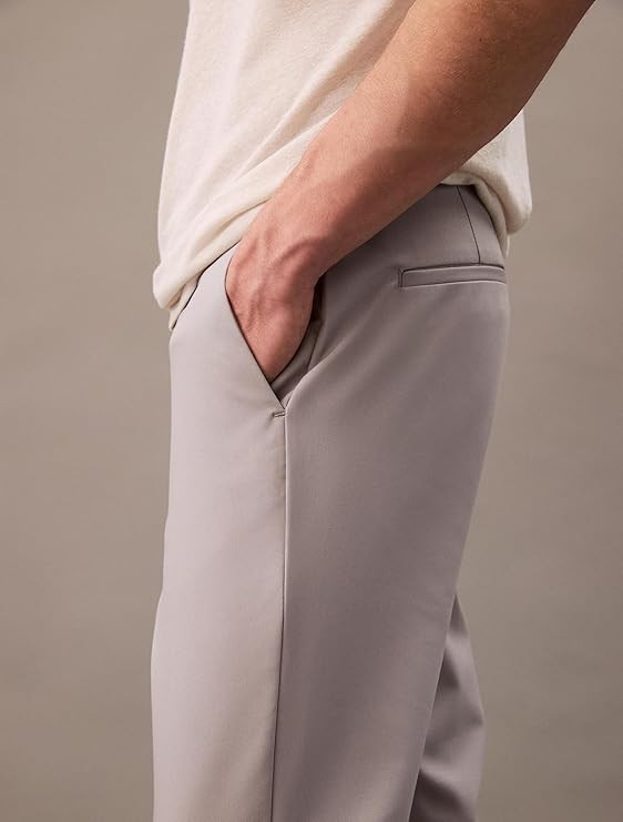 Translation missing: en.Calvin Klein Men's Slim-Fit Modern Stretch Chino Pants in Alloy Grey-30x30