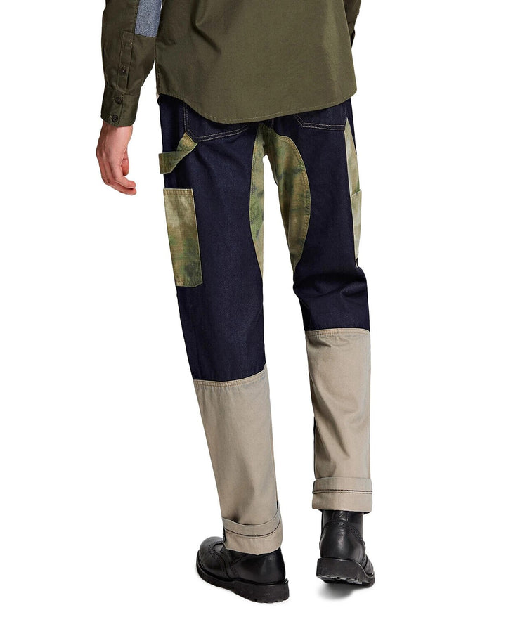 Translation missing: en.Guess Men's Century Explorer Cargo Jeans Camo Accents in Th Explorer Wash-33/32