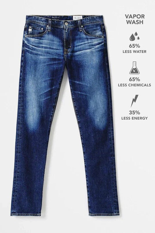 Translation missing: en.AG Tellis Men's Vapor Wash Modern Slim Fit Jeans in Airway Blue-29/34 1783LED