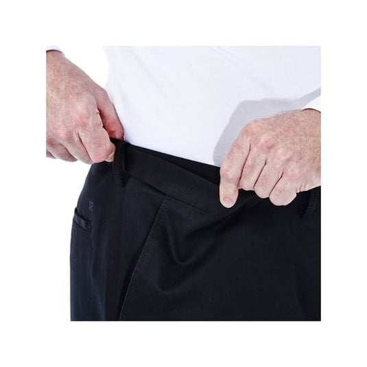 Translation missing: en.Haggar Men's Big &amp; Tall Premium No Iron Khaki Classic Fit Pants Black-48x32