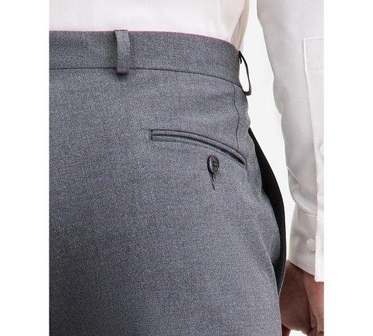 Translation missing: en.Michael Kors Marvin Men's Classic Fit Dress Pants - Dark Gray-36Wx29L