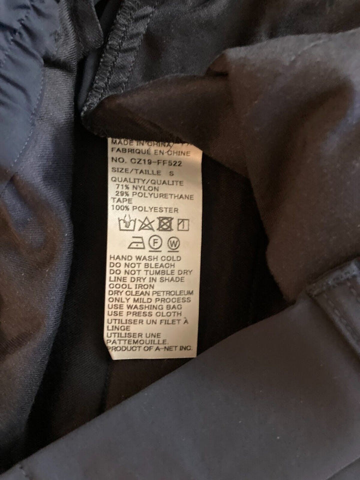 Translation missing: en.Zucca Men's 4 Carvico Cropped Pleated Trousers in Navy-Medium