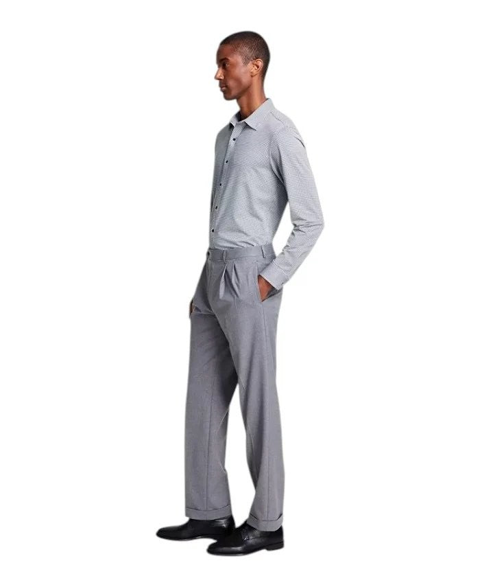 Translation missing: en.Michael Kors Men's Marina Pleated Solid Classic Fit Dress Pants Gray-36x29