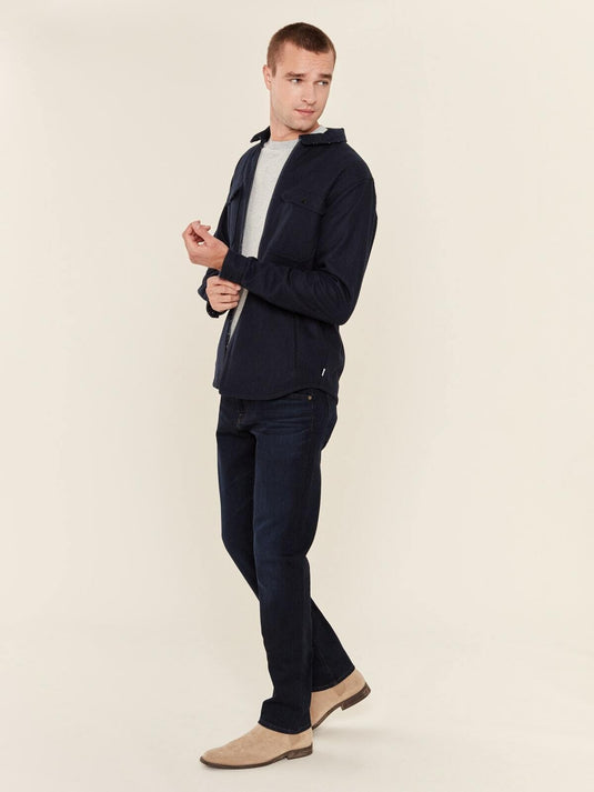 Translation missing: en.Banks Journal Jack Reversible Lumber Shirt Jacket Dirty Denim-Size Small