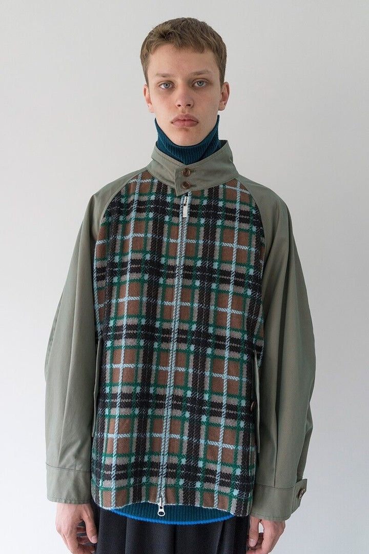 Translation missing: en.Zucca Men's 10 ROVING TARTAN CHECK Jacket Multicolor-Medium