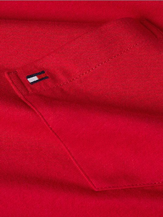 Translation missing: en.Tommy Hilfiger Men's Essential Solid Pocket T-Shirt - Primary Red-Medium