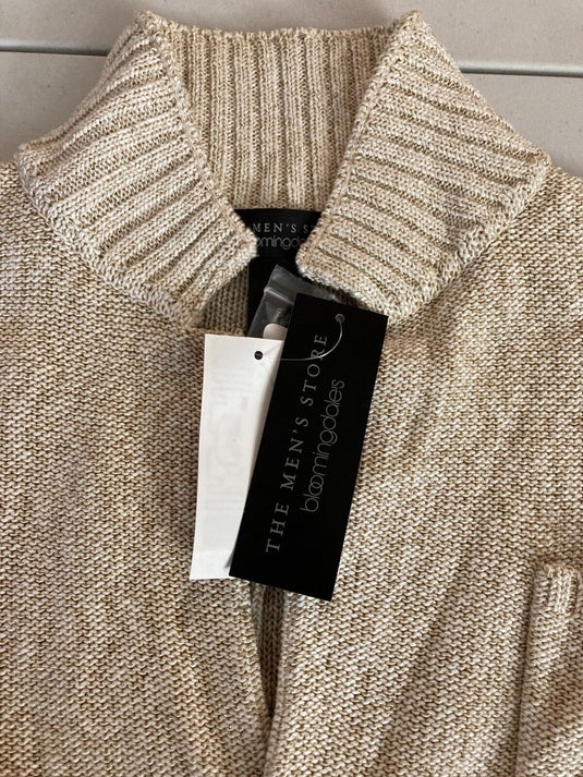 Translation missing: en.Major Department Store Designer Melange Knit Regular Fit Cardigan Sweater Sand-L