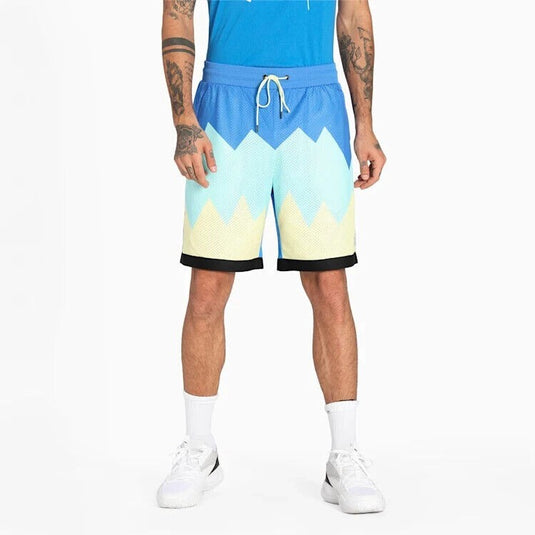 Translation missing: en.PUMA Men's Scholarship Basketball Shorts Bluemazing- Size Small