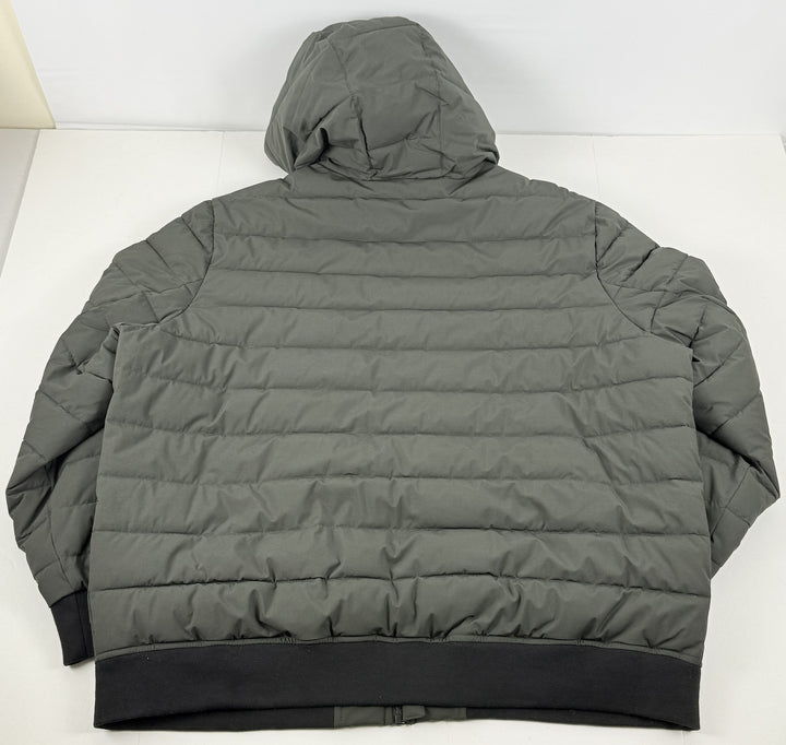 Translation missing: en.DKNY Men s Water Resistant Performance Zip Front Hooded Jacket Dark Green-2XL
