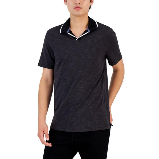 Translation missing: en.Alfani Men's Modern Johnny Collar Polo
