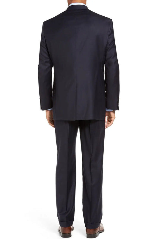 Translation missing: en.Hart Schaffner Marx Men's Chicago Classic Fit Wool Suit Pants Navy-32 Unhemmed