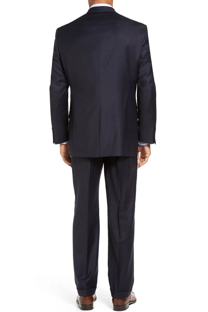 Translation missing: en.Hart Schaffner Marx Men's Chicago Classic Fit Wool Suit Pants Navy-32 Unhemmed