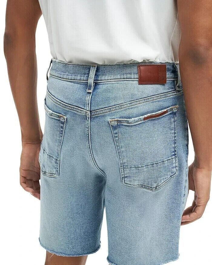 Translation missing: en.7 For All Mankind Cooper Vintage Relaxed Straight Fit Denim Shorts Cottonwood-30