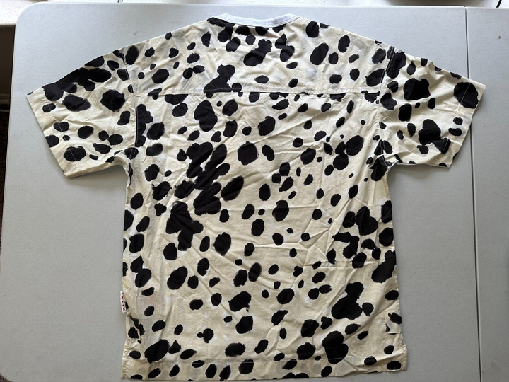 Translation missing: en.Marni Men's Animal-Print Organic Cotton T-Shirt Lily White-EU 46 US Small
