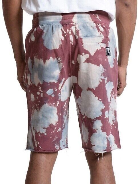 Translation missing: en.PRPS Men's All Cotton Cosmo Dyed French Terry Shorts in Multi-Size Medium