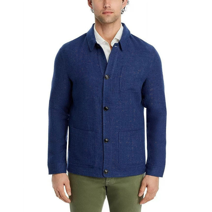 Translation missing: en.Peter Millar Mens Crown Crafted Solstice Tailored Chore Coat Blue MS24XZ67-Small