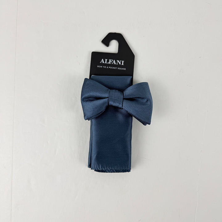 Translation missing: en.Alfani Men's Textured Bow Tie &amp; Pocket Square Set Wedding Formal Volume Pricing