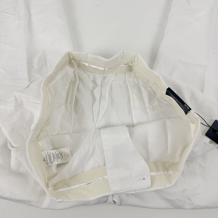 Translation missing: en.Perry Ellis Men's Linen Blend Solid Twill Pants - Bright White-40x30