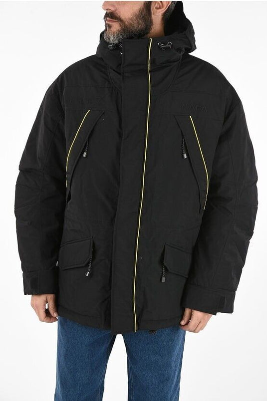 Translation missing: en.Napapijri Mens Epoch Cold Weather Short Coat in Black-Size Small