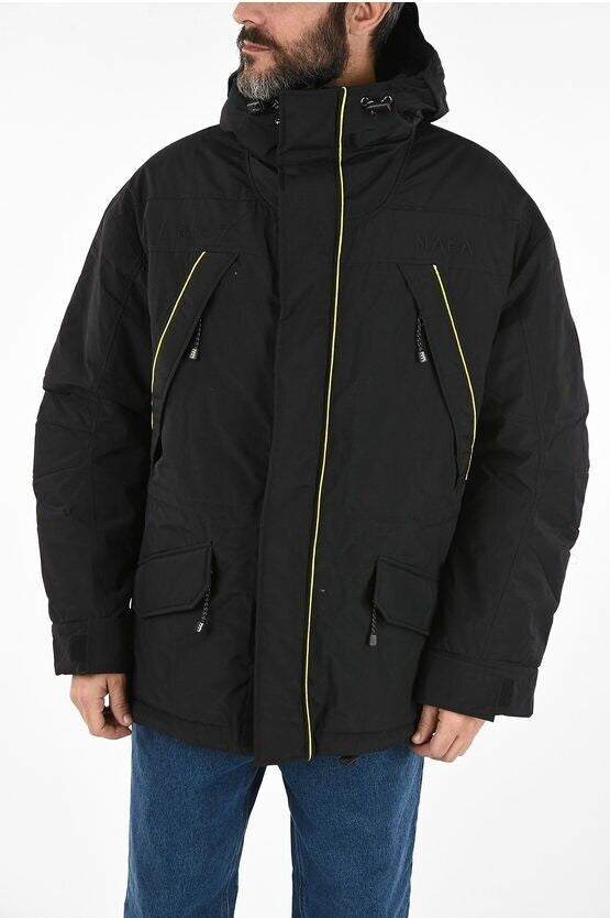 Translation missing: en.Napapijri Mens Epoch Cold Weather Short Coat in Black-Size Small