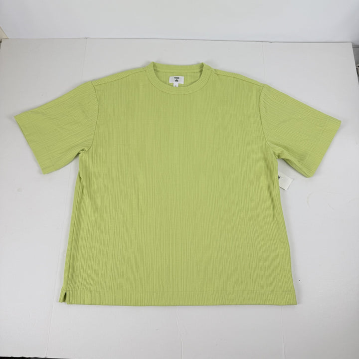 Translation missing: en.Mode of One Men's Short-Sleeve Relaxed-Fit Crinkle T-Shirt Green-Large