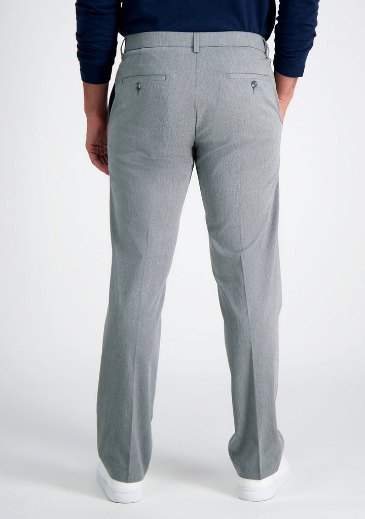 Translation missing: en.Haggar Men's Iron Free Premium Khaki Straight-Fit Twill Pants Heather Grey-33x32