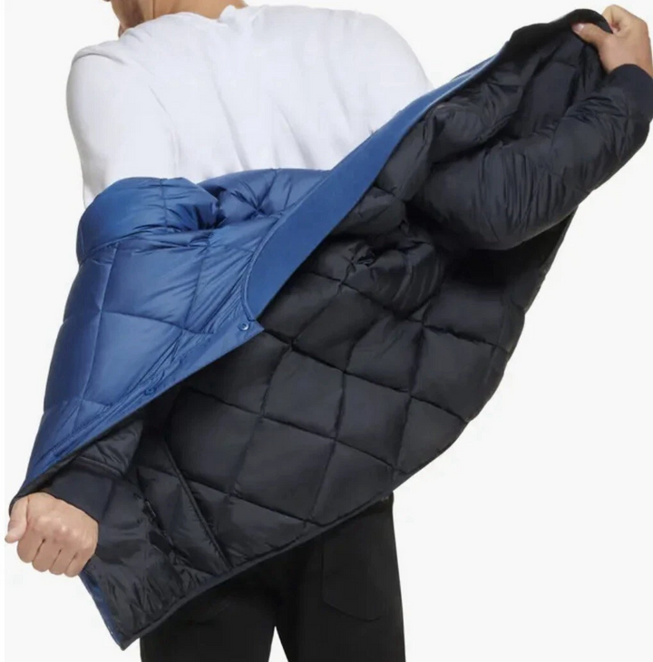 Translation missing: en.Calvin Klein Men's Quilted Jacket Size XL True Navy Reversible Windbreaker