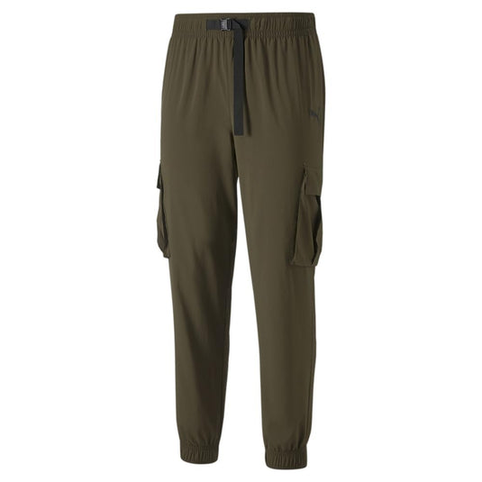 Translation missing: en.PUMA The Train Fav Cargo Pants Green Size Small Moisture Wicking Woven