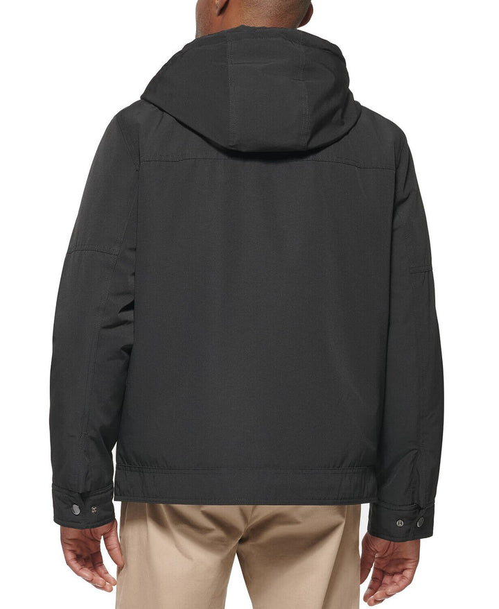 Translation missing: en.Club Room Men's 3-in-1 Hooded Jacket in Black-Size 2XL