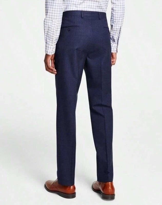 Translation missing: en.Michael Kors Marvin Men's Classic Fit Dress Pants - Blue-36Wx30L