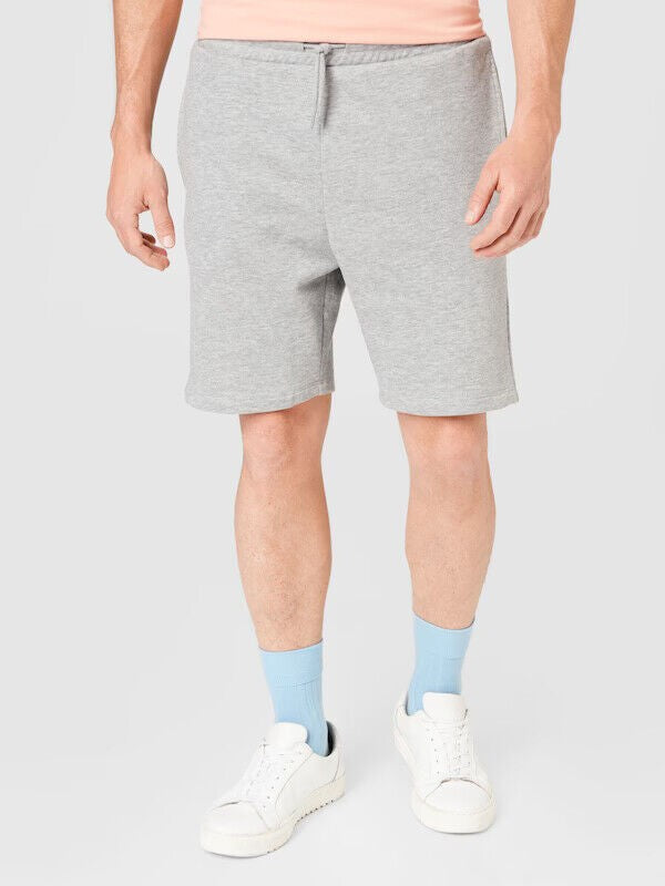 Translation missing: en.Jack &amp; Jones Men's Brink Fleece Sweat Shorts in Gray-Size 2XL