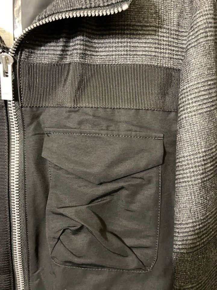 Translation missing: en.ZUCCa Men's 7 GROSGRAIN COMBINATION Jacket Grey/Black-Medium