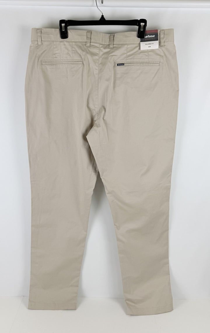 Translation missing: en.Barbour Men's Tailored-Fit Lightweight Stretch Chino Pants Beige-40x32