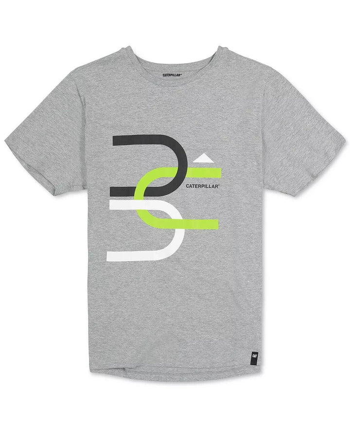 Translation missing: en.Caterpillar Men's Cotton Blend Connect Connected Tee Heather Grey-Small