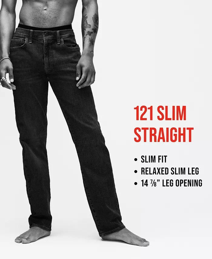 Translation missing: en.Lucky Brand Men's Slim-Fit 121 Heritage Stretch Jeans Henderson Blue-40x30
