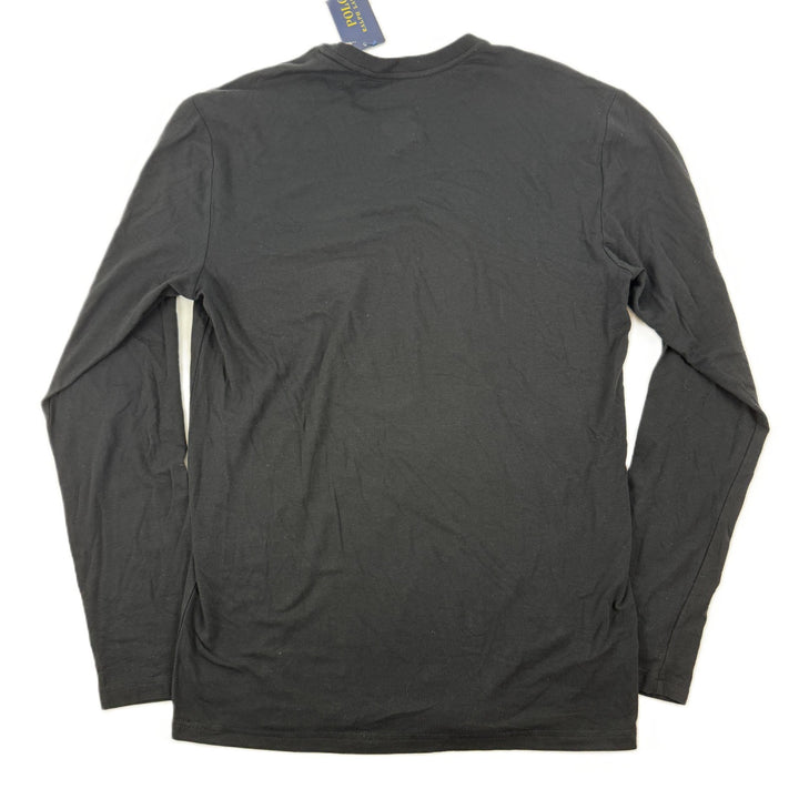 Translation missing: en.Polo Ralph Lauren Pajama Tee Size Small Black Cotton Modal Spandex Crew Neck