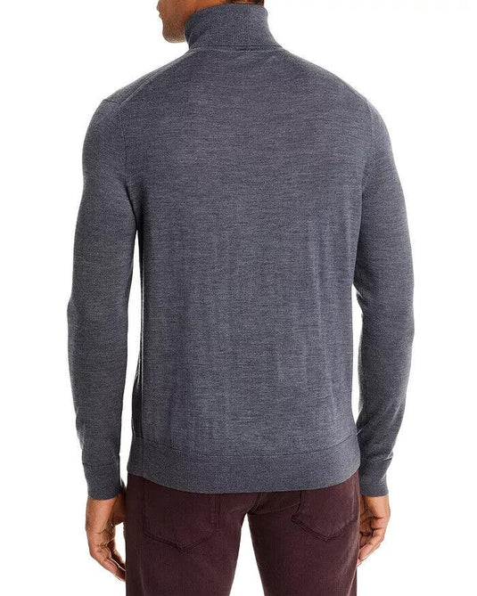 Translation missing: en.The Men's Store Designer Merino Wool Turtleneck Sweater  Med Grey-XL
